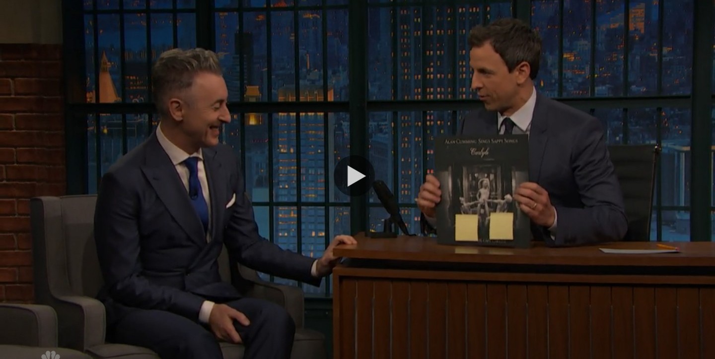 Alan Cumming is a Dancer After Dark! See his interview with Seth Meyers.